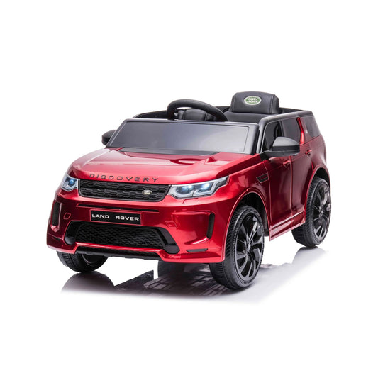 Licensed Range Discovery Sport 12v Kids Ride on Car with Remote - Metallic Red