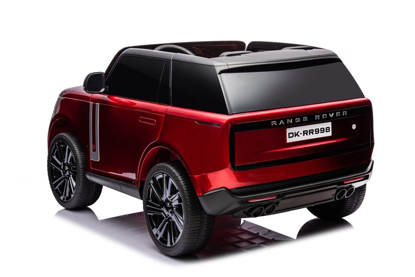 Range Rover 2023 NEW SHAPE Two Seater 24V Kids Ride on Car with Parent Remote MP4 touchscreen - Metallic RED