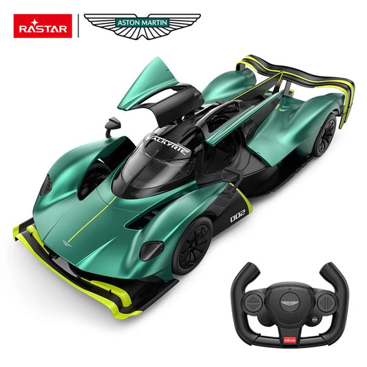 Rastar RC 1:14 Aston Martin Valkyrie AMR Pro Kids Remote Toy Car - Dark Green