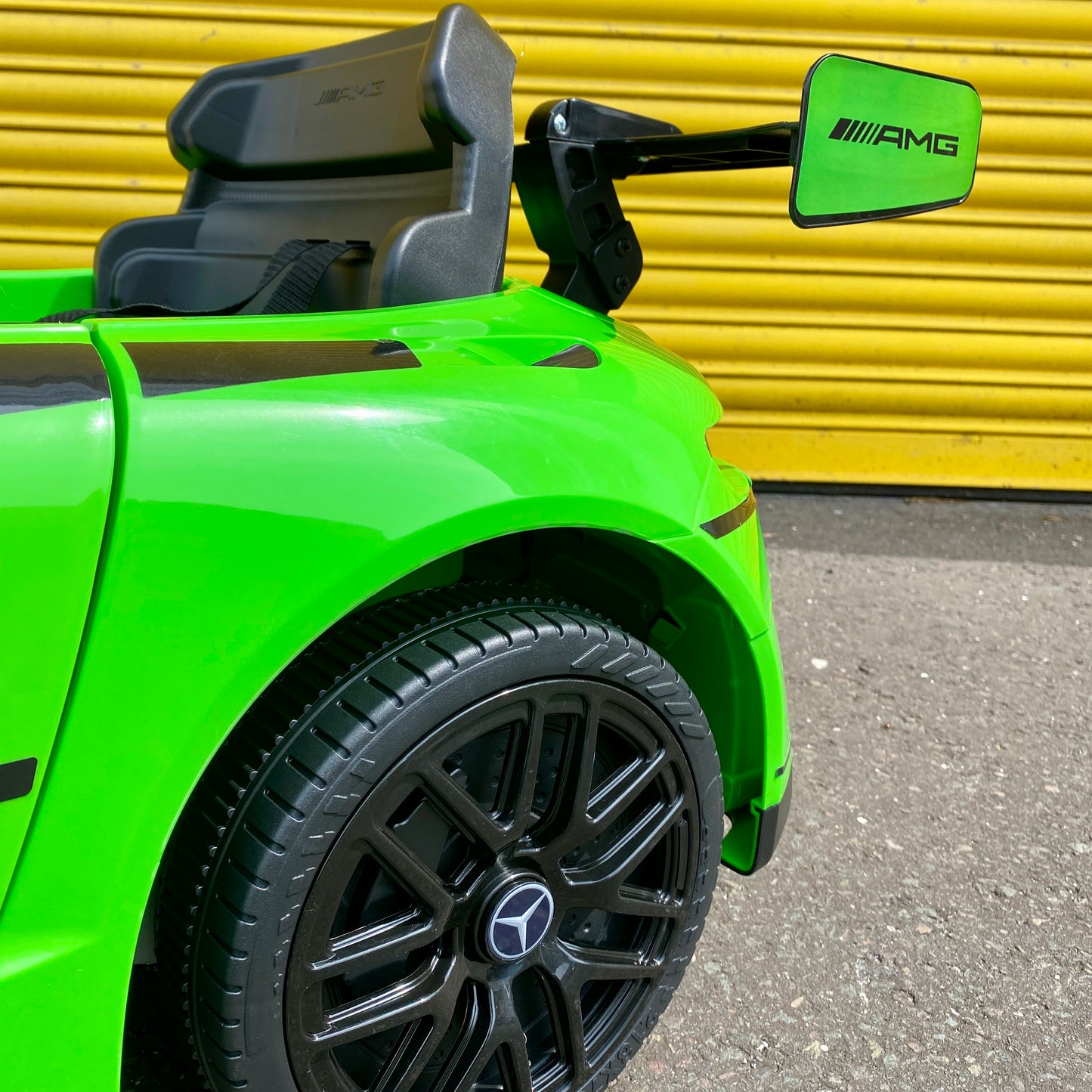 Mercedes AMG GT3 EVO 12V Kids Electric Ride On Car Remote Sport UPGRADED SPEC- ORANGE/ GREEN