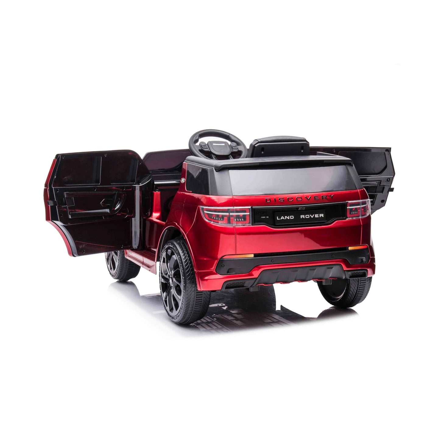 Licensed Range Discovery Sport 12v Kids Ride on Car with Remote - Metallic Red