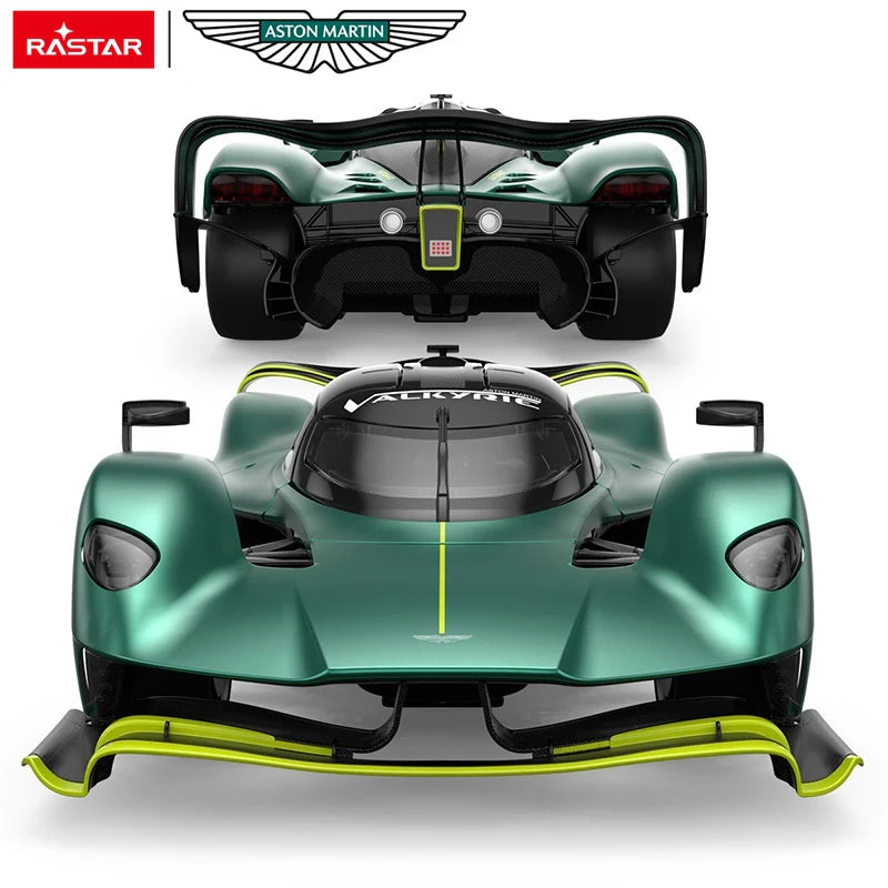 Rastar RC 1:14 Aston Martin Valkyrie AMR Pro Kids Remote Toy Car - Dark Green