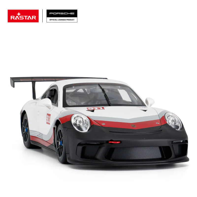 Rastar RC 1:14 Porsche 911 GT3 CUP Kids Remote Control Toy Car - White