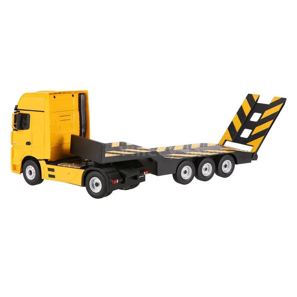 Rastar RC 1:26 Scale Mercedes-Benz Actros Truck and Toy Car with Remote - Choice of x2 Colours