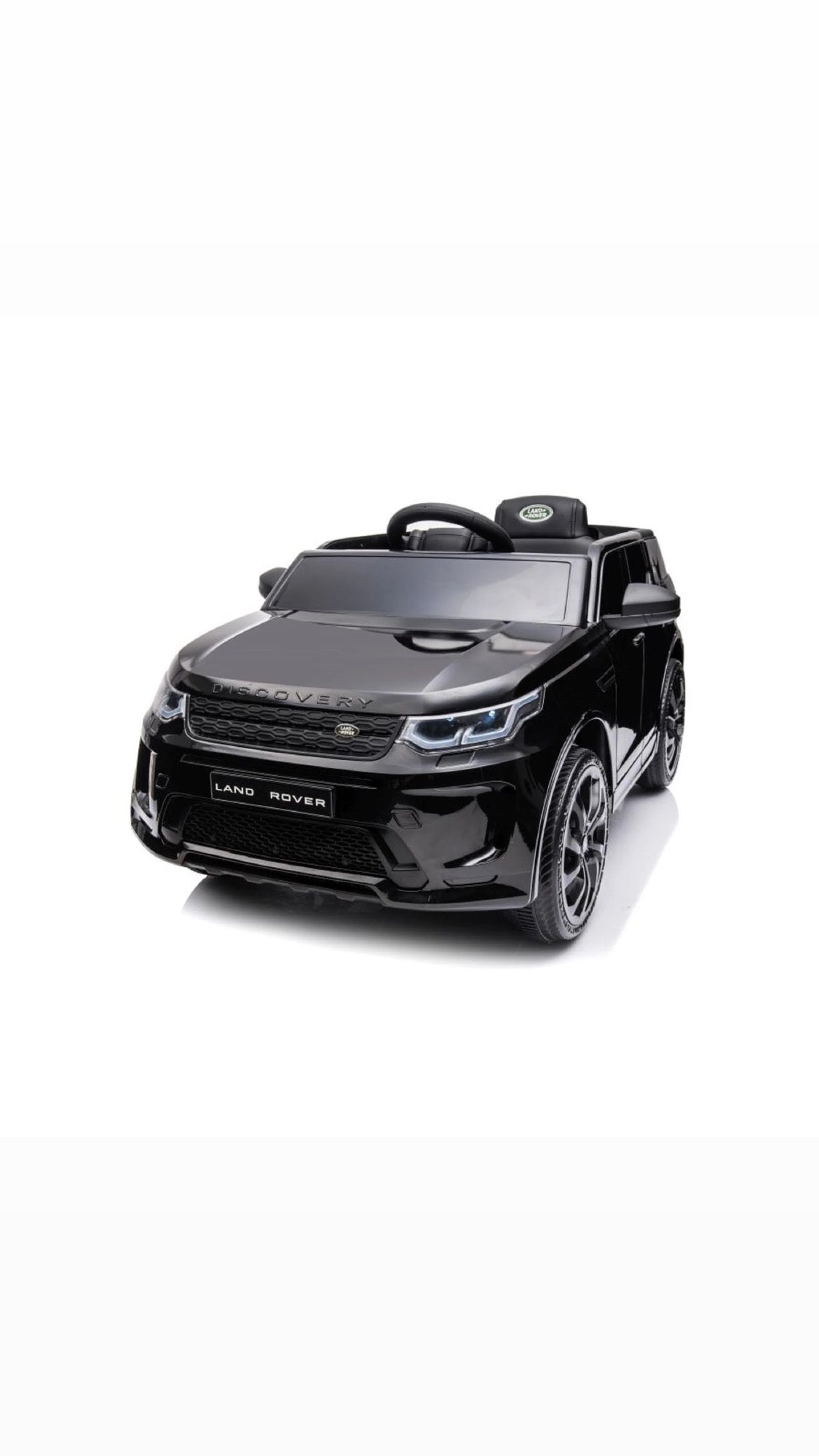 Licensed Range Discovery Sport 12v Kids Ride on Car with Remote - Metallic Black