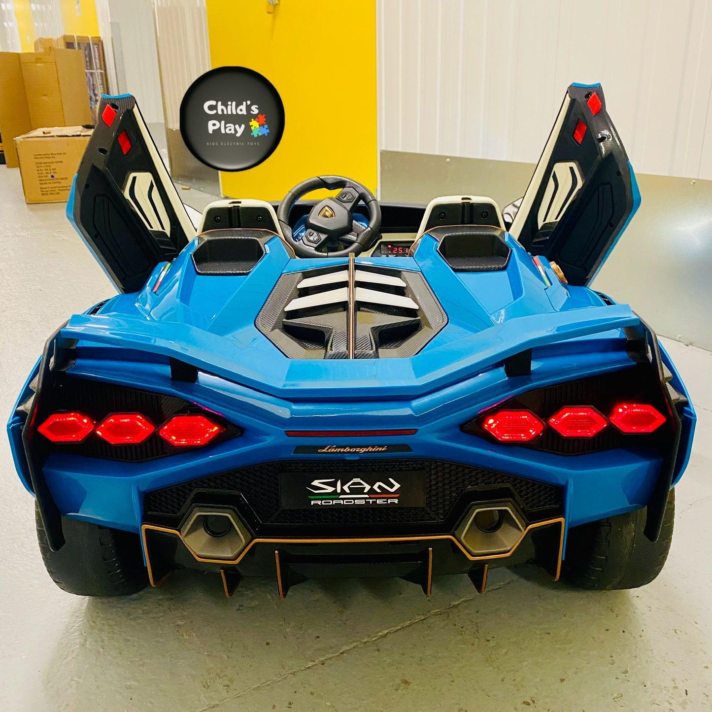 Licensed Lamborghini SIAN XXL 24V POWERFUL RIDE ON WITH DRIFT MODE! Two Seats MASSIVE SPEC EXCLUSIVE