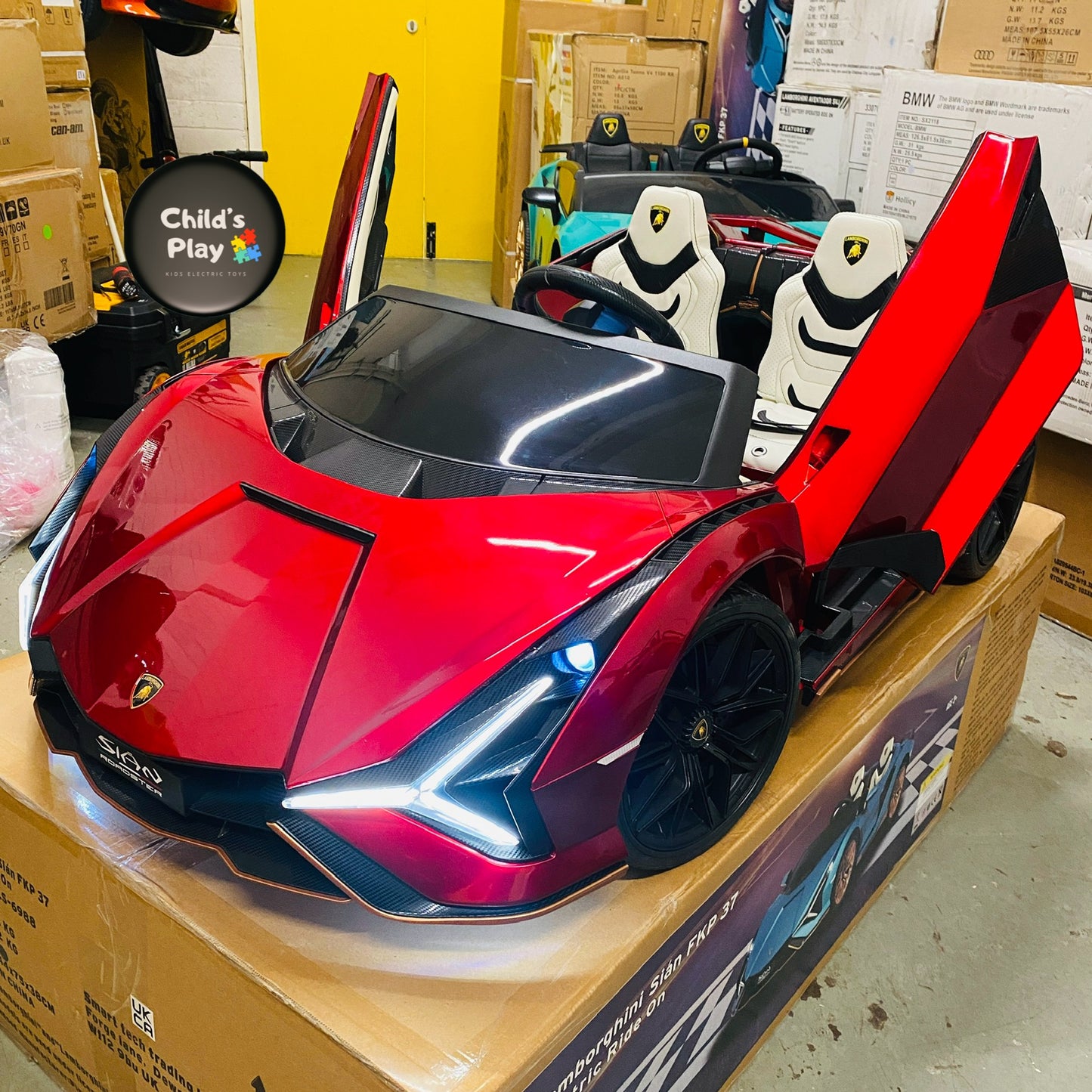 Licensed Lamborghini SIAN XXL 24V POWERFUL RIDE ON WITH DRIFT MODE! Two Seats MASSIVE SPEC EXCLUSIVE