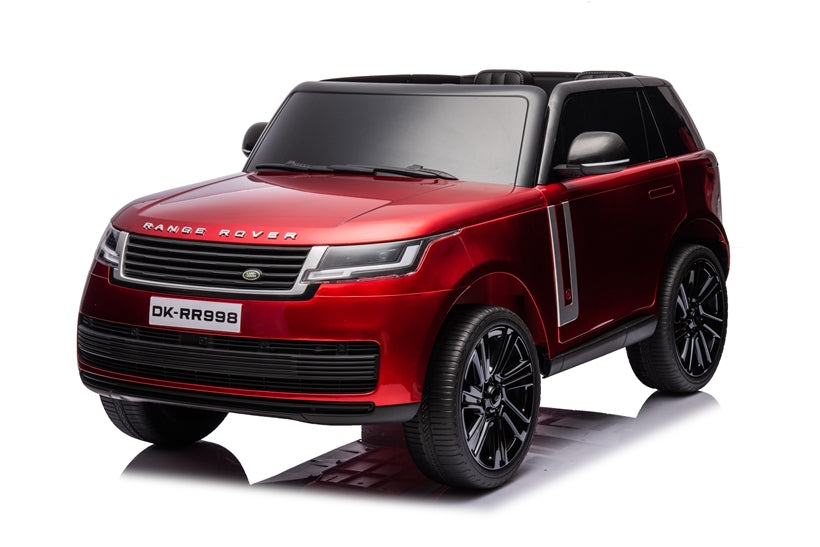 Range Rover 2023 NEW SHAPE Two Seater 24V Kids Ride on Car with Parent Remote MP4 touchscreen - Metallic RED