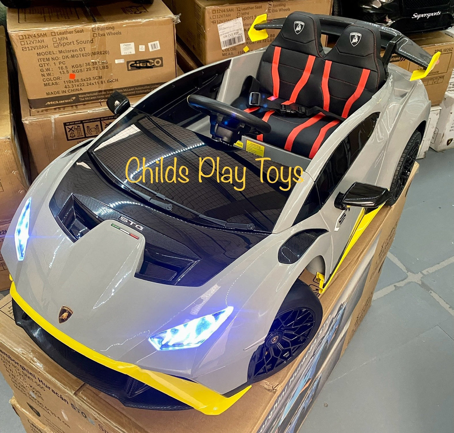 Licensed Lamborghini Huracan STO 24v DRIFT MODE Kids Electric Ride on Car FASTEST RIDE ON CAR ON MARKET!