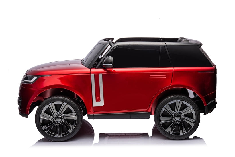 Range Rover 2023 NEW SHAPE Two Seater 24V Kids Ride on Car with Parent Remote MP4 touchscreen - Metallic RED