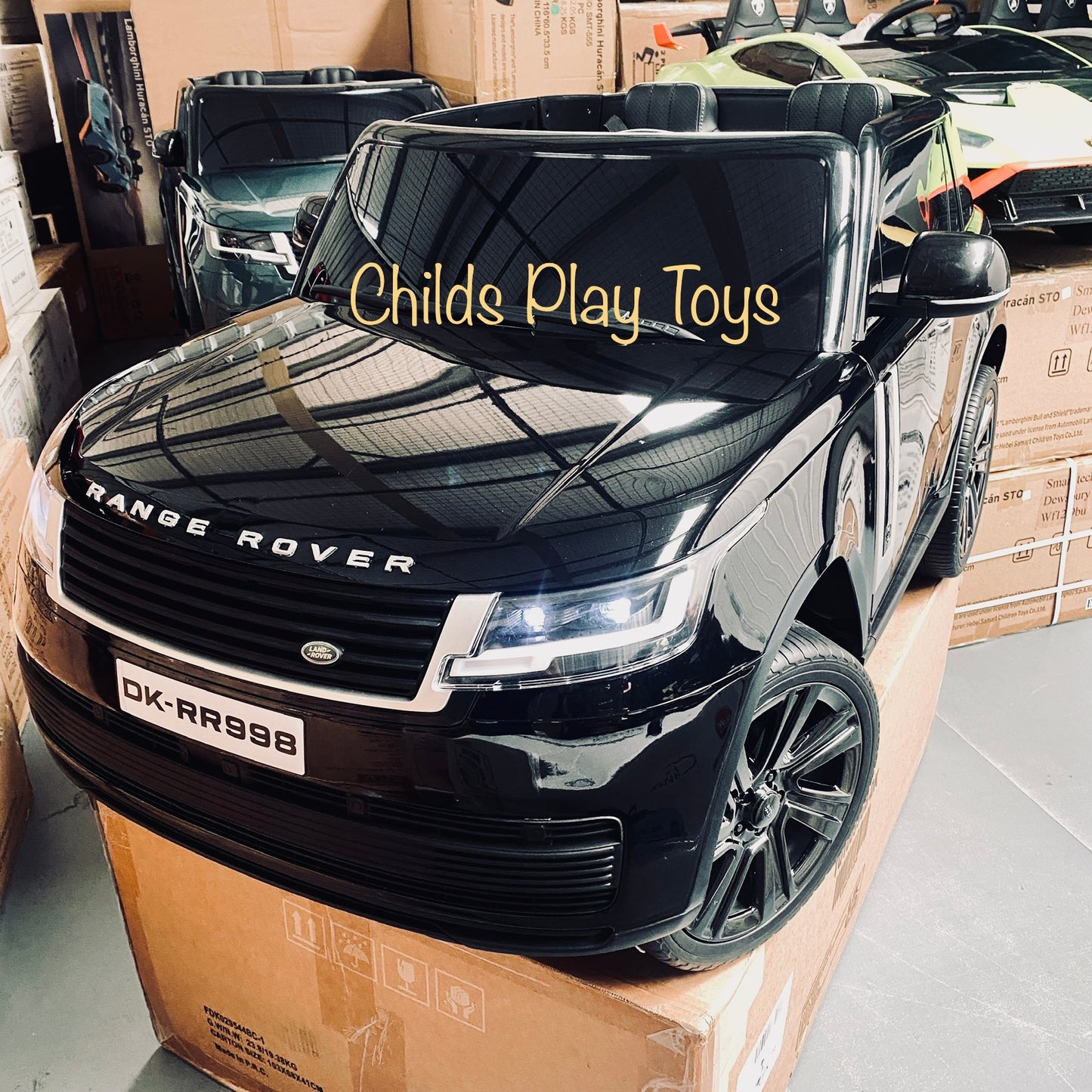 Range Rover Vogue 24v 2023 Model with MP4 touchscreen- BLACK METALLIC