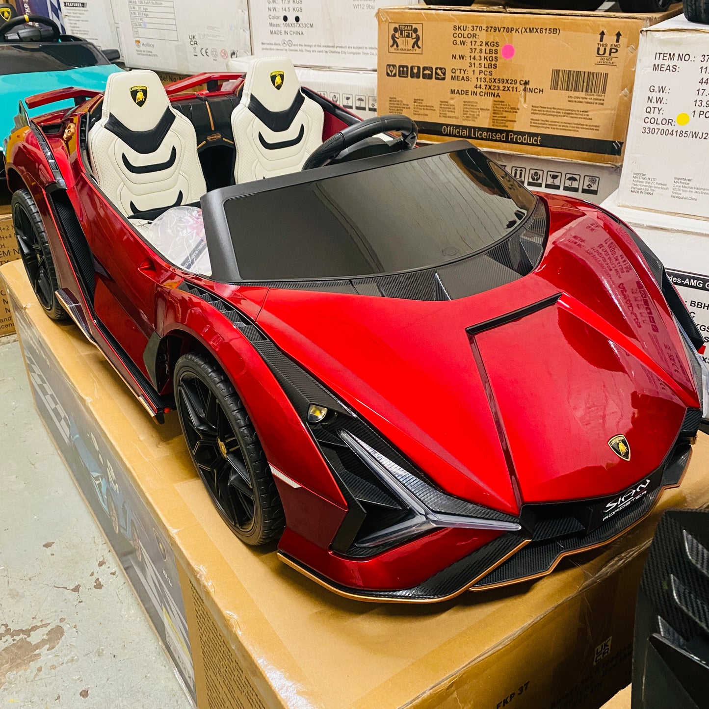 Licensed Lamborghini SIAN XXL 24V POWERFUL RIDE ON WITH DRIFT MODE! Two Seats MASSIVE SPEC EXCLUSIVE