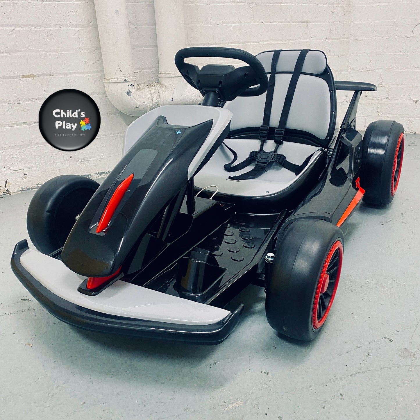24v Predator DRIFT GO-KART BLACK