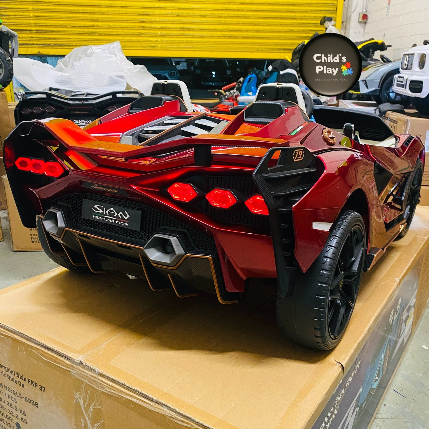 Licensed Lamborghini SIAN XXL 24V POWERFUL RIDE ON WITH DRIFT MODE! Two Seats MASSIVE SPEC EXCLUSIVE