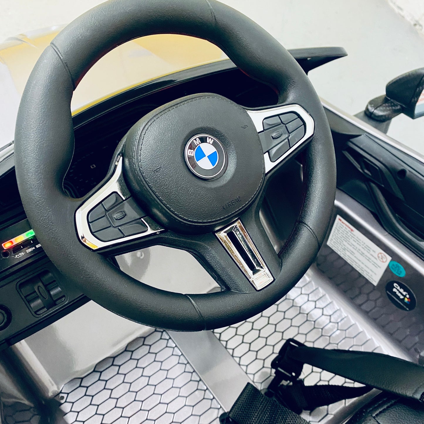 Licensed BMW M4 Competition 12v UPGRADED SPEC EVA Rubber Wheels