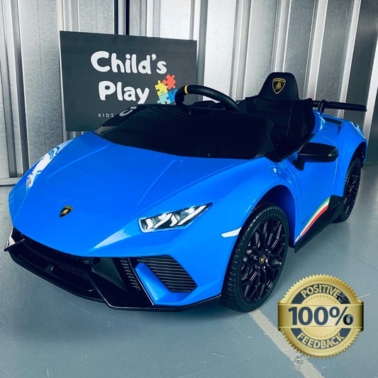 Licensed Lamborghini Huracan 12V Kids Ride on Car With Remote –BLUE