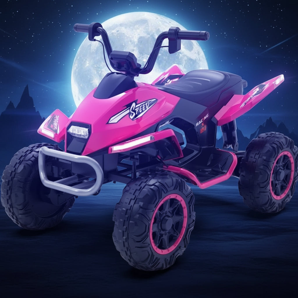 24v Electric Ride on Quad Bike ATV with Hand Throttle EVA Wheels 24V-7AH | XL SIZE |