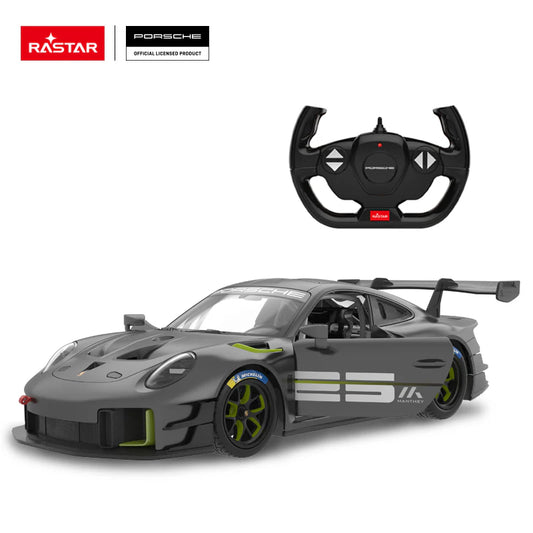 Rastar RC 1:14 Porsche 911 GT2 RS Clubsport 25 Kids Remote Control Car - Grey