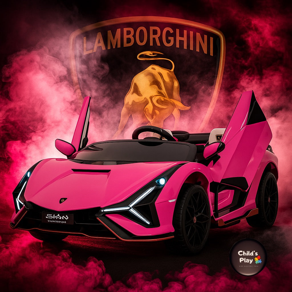 Lamborghini Sian XXL 2 Seater 24V Kids Ride on Car with Remote & Adult Seat  EXCLUSIVE Available in x2 Colours!