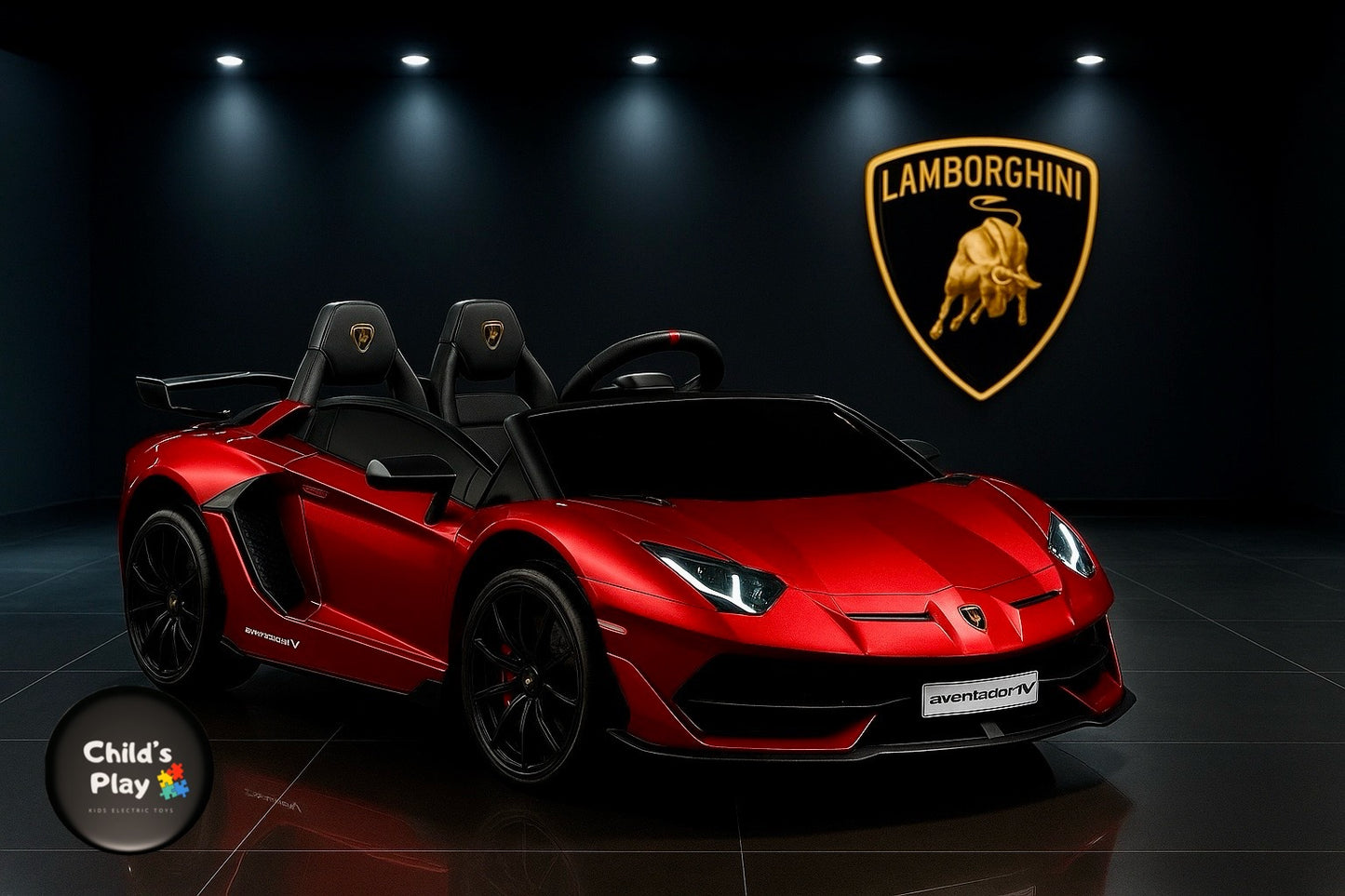 Licensed 24v Lamborghini Aventador SVJ x2 Seater Ride On Car SALE!