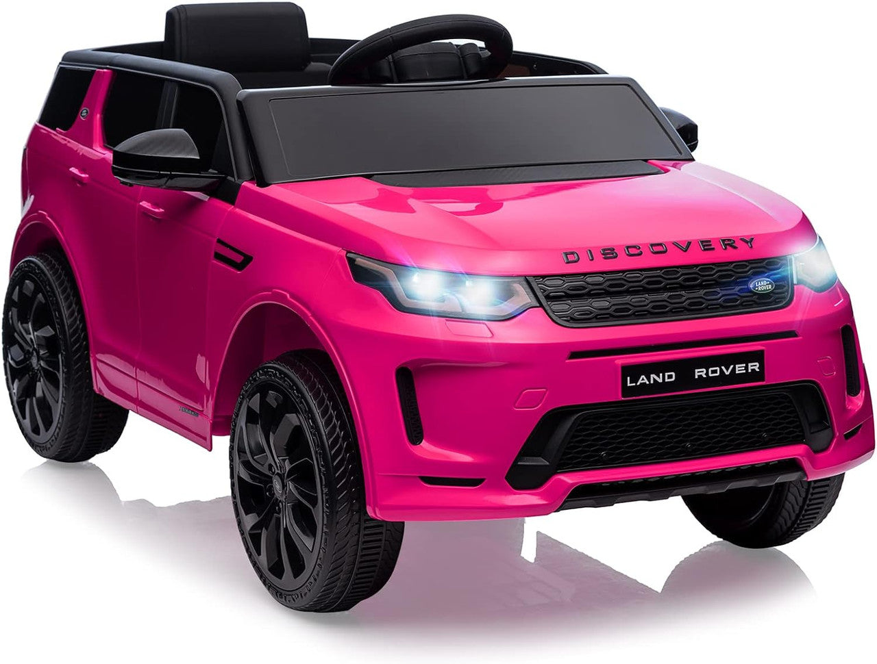 Licensed Range Discovery Sport 12v Kids Ride on Car with Remote -BABY PINK