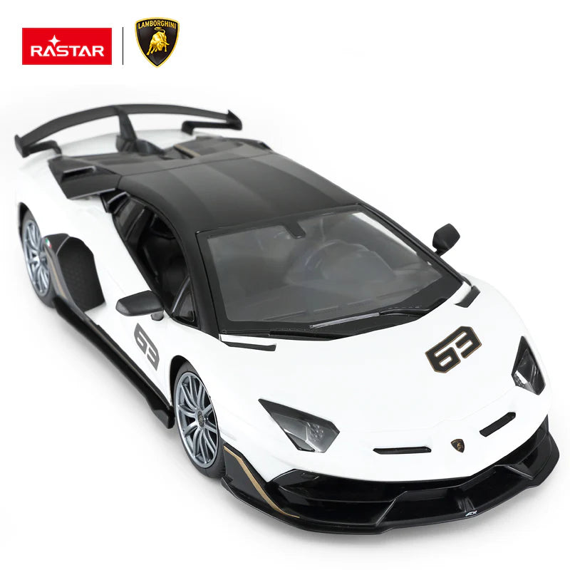 Rastar RC 1:14 Aventador SVJ Performance Kids Remote Control Toy Car - White