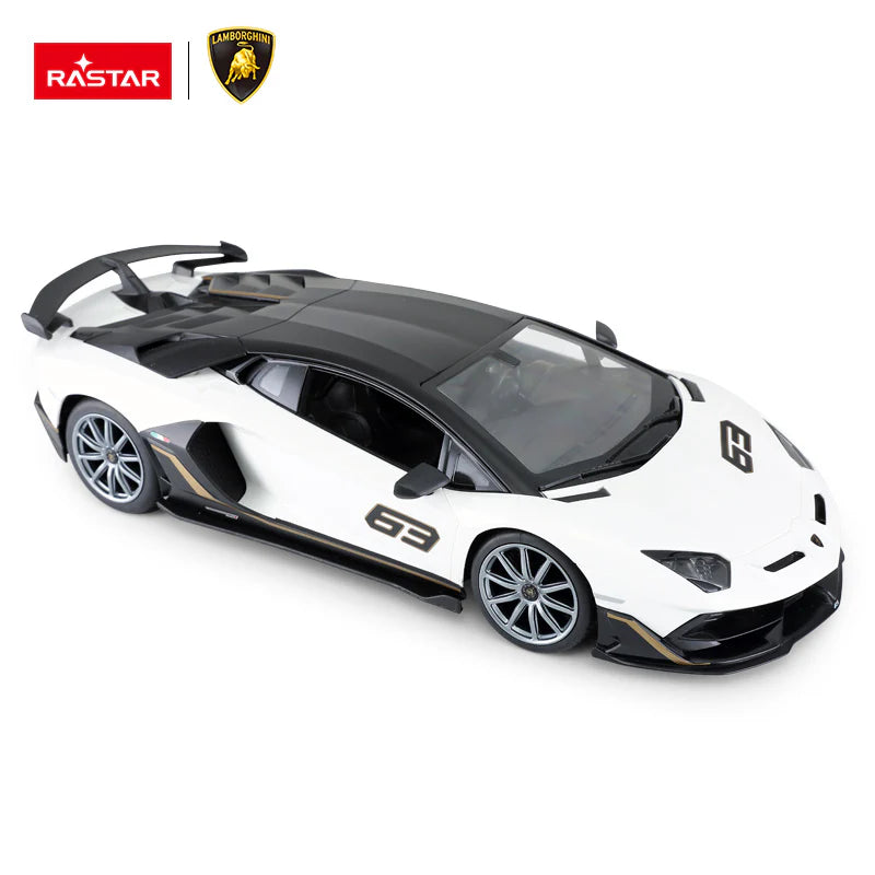 Rastar RC 1:14 Aventador SVJ Performance Kids Remote Control Toy Car - White