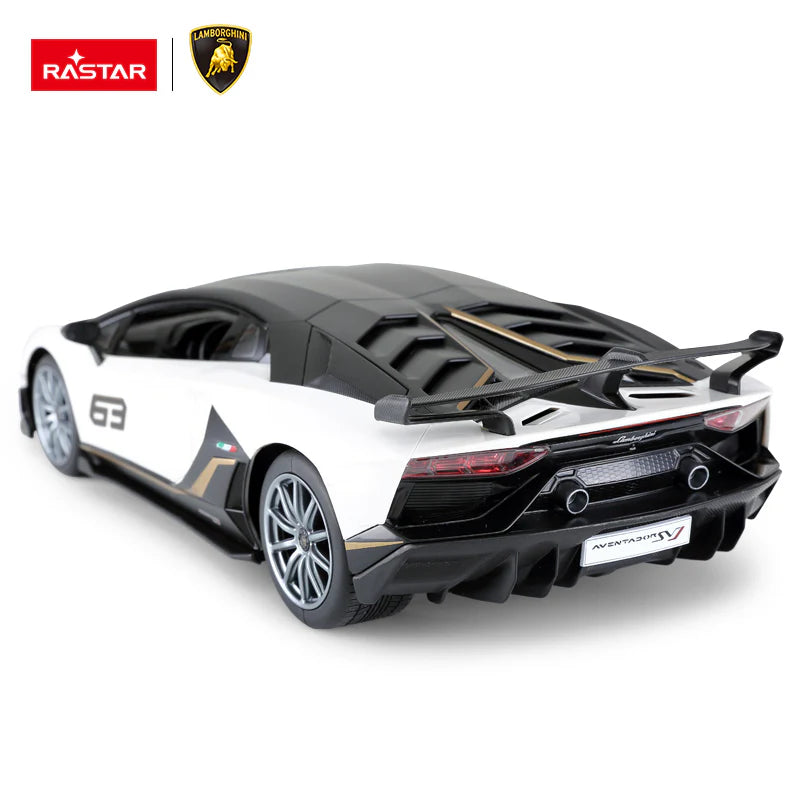 Rastar RC 1:14 Aventador SVJ Performance Kids Remote Control Toy Car - White